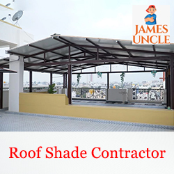 Roof shade contractor Mr. Manabendra Das in Katwa